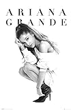 Ariana Grande - Music / Personality Poster / Print (B&W - Crouching In High Heels) (Size: 24