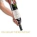 4 Pcs Wine Bottle Stoppers Reusable Stainless Steel &Silicone