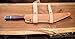 Handmade hand forged Viking Seax Knife -1084 steel & Purpleheart - SWS Cutlery