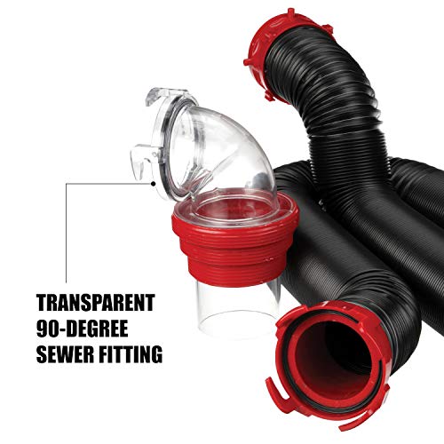 Valterra 15 Ft Dominator Sewer Hose Kit - Image 5