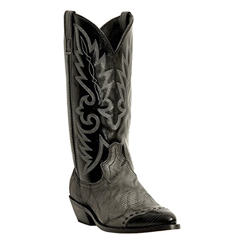 Laredo Men's Flagstaff Western Boot,Grey/Black,9 D US