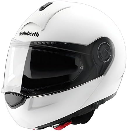 Motorcycle Schuberth C3 Helmet White M UK Seller