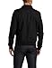 Members Only Men's Iconic Racer Jacket, Black, Large