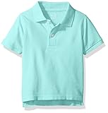 The Children's Place Baby-Boys Li'l Guy's Short Sleeve Polo, Mellow Aqua, 18-24 months