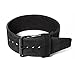 Weight Lifting Belt for Men and Women + Lifting Straps, 10mm Black Suede Leather, Single Prong for Weightlifting, Power Lifting, Cross Fit and Lower Back Support