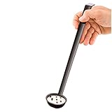 Plastic Sauce Ladle, Dressing Ladle, Buffet Ladle - Premium Plastic - Black - 13