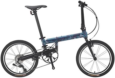 Banian Aluminum 20" Folding Bike 8 Speed Fold Storage Bicycle,Grey