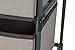 Juvale 4-Tier Dresser for Bedroom - 16.5 in x 13 in x 33 in, Light Gray Fabric, 4 Drawers - Narrow Closet Storage Drawers & Organizer - Steel Frame & Easy Assembly