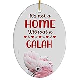 Rose Breasted Galah Cockatoo Christmas Ornament