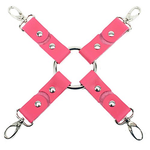 Atlanta Hogtie Handmade Well Built Durable Latigo Leather (Pink)