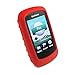 Tuff Luv Silicone Gel Skin Case & Screen Cover for Garmin Golf Approach G6 / G7 - Red