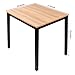 Need Small Computer Desk for Home&Office- 31.5'' Length Small Writing Desk Gaming Desk Students Laptop Use, Teak Color Desktop & Black Frame AC3BB(8060)