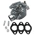 KIPA Carburetor For Ford 600 620 630 640 650 660 700 740 800 820 840 850 860 900 950 960 NAA Tractor With Marvel-Schebler TSX580 Carb 134 Cubic Inch Engine Replace B4NN9510A EAE9510D Zenith 0-13880 primary