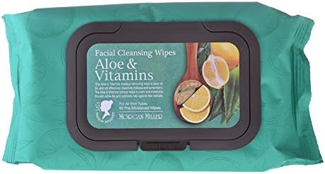 Morgan Miller Facial Cleansing Wipes Aloe &amp;Vitamins (60ct)