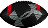 Under Armour 295 Composite Football, Black/Steel Red, Official Size