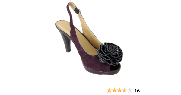 purple slingback heels
