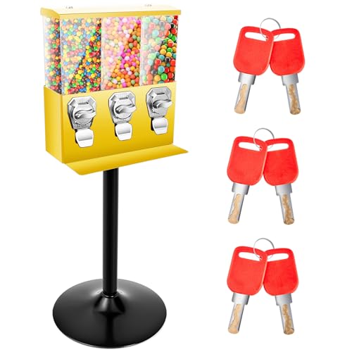 Treela Commercial Candy Vending Machine with Stand, Gumball Vending