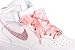 Pink Satin Ribbon Shoelaces My Ribbon Laces™ Flat Ribbon Shoe laces For Trainers, Boots & Shoes