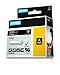 DYMO Rhino Industrial Vinyl Labels 12 mm x 5.5 m White Print on Black Self-Adhesive for LabelManager & Rhino Label Makers
