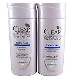 CLEAR Travel Size Shampoo + Conditioner (1.7oz each) Scalp & Hair Total Care Kit