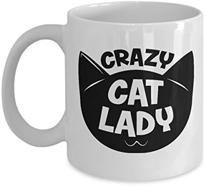 Crazy Cat Lady Funny Cute Novelty Mug