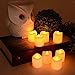 Litake LED Fake Candles 24 Pack, Battery Operated LED Votive Candles Flameless Tea Lights, Romantic Candles Lights for Valentine's Day Home Party Wedding Pool Decor