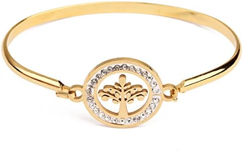 Ckysee Jewelry Gold Plated Bracelet with multi-style cubic zircon Bangle, Fashion Jewelry Bracelet for Women