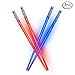 Light Up LED Lightsaber Chopsticks, Pack Of 2 - 1 Red And 1 Blue Set, Batteries Included, 10 Inches Long, Durable, Lightweight, Portable, BPA Free and Food Safe