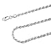 925 Sterling Silver 3MM Rope Chain 16 - 36