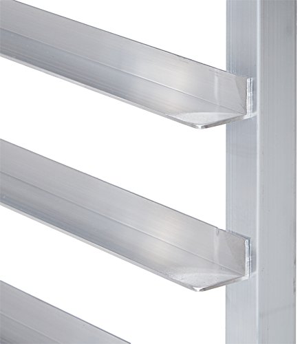 Channel Manufacturing ETPR-3E3 8 Pan End Load Aluminum Steam Table Pan Rack - Assembled - Thumbnail 3