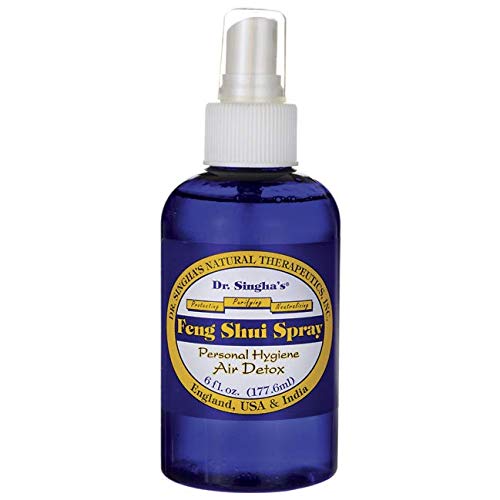 Dr. Singha's Mustard Bath Feng Shui Spray, Air Detox, 6 Fluid Ounce