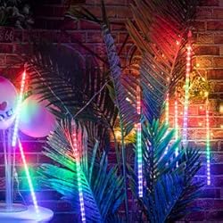 JJGoo 【2 Pack】 Christmas Lights Meteor Shower