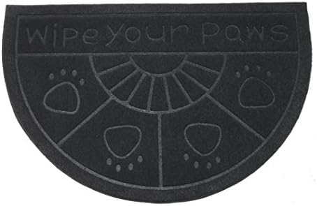 Wipe Your Paws Multi-Purpose Pet Mat | Waterproof Slip-Resistant Durable | Kitty Litter Mat, Food Bowl Mat, Doggie Door Mat | Super Soft Keeps Paws Clean | Unique Design