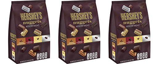 Hersheys oYbwdH Nuggets Chocolates Assortment, 38.5 Ounce (Pack of 3)