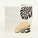 Andaz Press Gold Foil Lunch Monsterra Palm Leaf Napkins, 6.5-inch, 50-Pack, Tropical Napkin Gold, Luau Paper Napkin for Wedding Birthday Party, Graduation Hawaiian, Disposable Palm Leaf Dinner Napkins