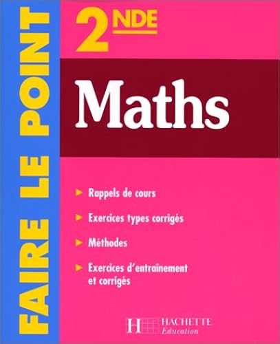 Download Faire le point : mathématiques, 2de PDF