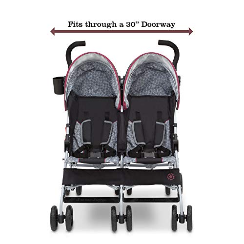 Jeep Scout Double Stroller, Lunar Burgundy Pricepulse