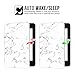 Ayotu Water-Safe Case for Kindle Paperwhite 2018-PU Leather Smart Cover with Auto Wake/Sleep-Fits Amazon The Latest Kindle Paperwhite Leather Cover (10th Generation-2018),K10 White-The Marble Pattern