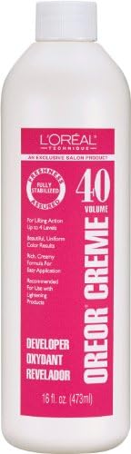 L'Oreal Oreor Creme 40 Volume Developer 16 oz. (Pack of 2)
