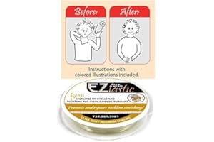 EZLASTIC EZ Necklastic Neckline Repair Kit | Enough for Twenty T-Shirts | Easy DIY Instructions Included