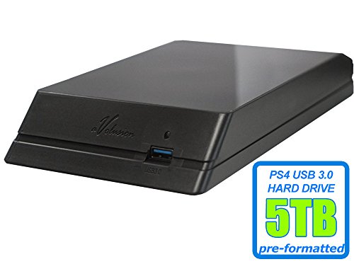 Avolusion HDDGear 5TB (5000GB) 7200RPM 64MB Cache USB 3.0 External PS4 Gaming Hard Drive (PS4 Pre-Formatted) - PS4, PS4 Slim, PS4 Slim Pro - 2 Year Warranty