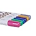 Pack of 6 Professional Waxy Hair Chalk Pens Metallic Glitter Hair Dye Non-Toxic Temporary Hair Color-No Mess Works on All Hair Color (Purple+Blue+Rose Red+Green+Silver+Gold)