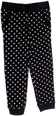 Danskin Jogger For Girls Black White Polka Dots (Small 6/6x)