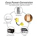 EPICORD RV Power Cord Dogbone RV Power Adapter with Handle 50A Male to 30A Female 12