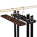 MEZOOM Belt Rack 2pcs Belt Hangers Tie Holder Homeware Closet Organizer with Stainless Steel 360° Swivel Hook for Belts Ties Scarves