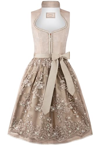 Stockerpoint Women's Adriene Dress, Taupe, 38