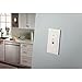 Franklin Brass Classic Beadboard (1-Pack) Decorative Light Switch Cover Wall Plates Pure White 4-Gang Wall Plate Quad Toggle Plate Guards Electrical Outlet Guard W35275-PW-C