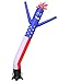 LookOurWay Air Dancers Inflatable Tube Man Attachment - 10 Feet Tall Wacky Waving Inflatable Dancing Tube Guy for Business Promotion - Blower Not Included - American Flag