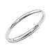 Sterling Silver 2MM High Polish Plain Dome Tarnish Resistant Comfort Fit Wedding Band Ring