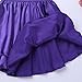 iEFiEL Kids Girls Halloween Costume Role Play Cape Top with Skirt Wristband Halloween Cosplay Party Purple 6-8